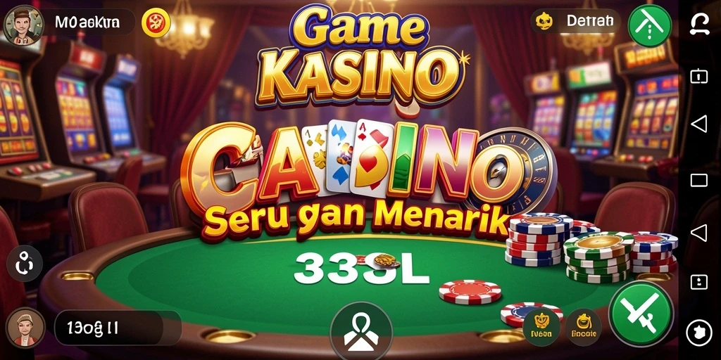 Tampilan utama gameplay Kasino 33L yang menarik dan interaktif.