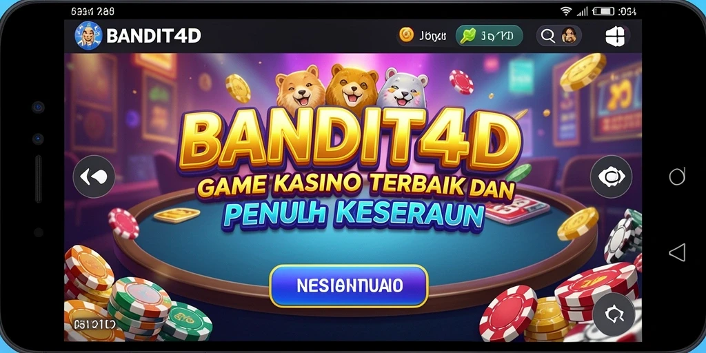 Tampilan gameplay seru di BANDIT4D, penuh aksi dan kesenangan.