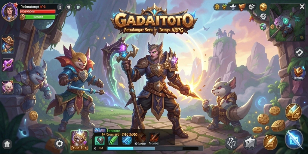 Gameplay menarik GADAITOTO yang penuh aksi ARPG.