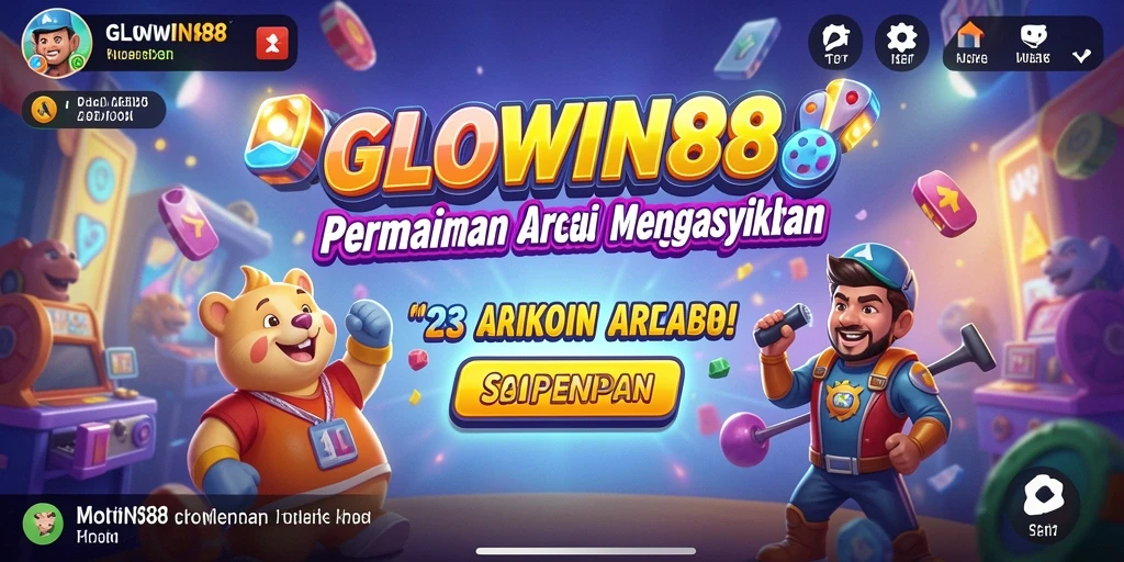Tampilan gameplay seru dari GLOWIN88 dengan beragam tantangan menarik.