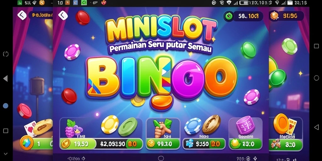 Tampilan menarik gameplay Bingo di MINISLOT.