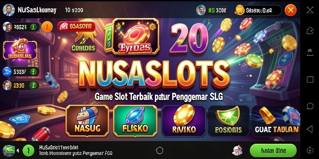 Tampilan gameplay NUSASLOTS yang memukau dan interaktif.