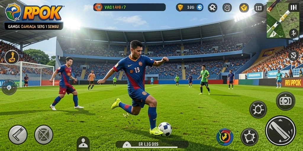 Screenshot RPOK menampilkan aksi seru dalam berbagai olahraga.