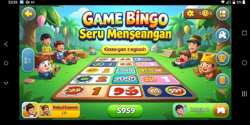 Tampilan menyenangkan dari gameplay Bingo S9S9.