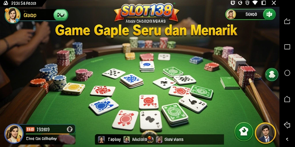 Tampilan gameplay SLOT138 yang seru dan interaktif di platform Gaple.