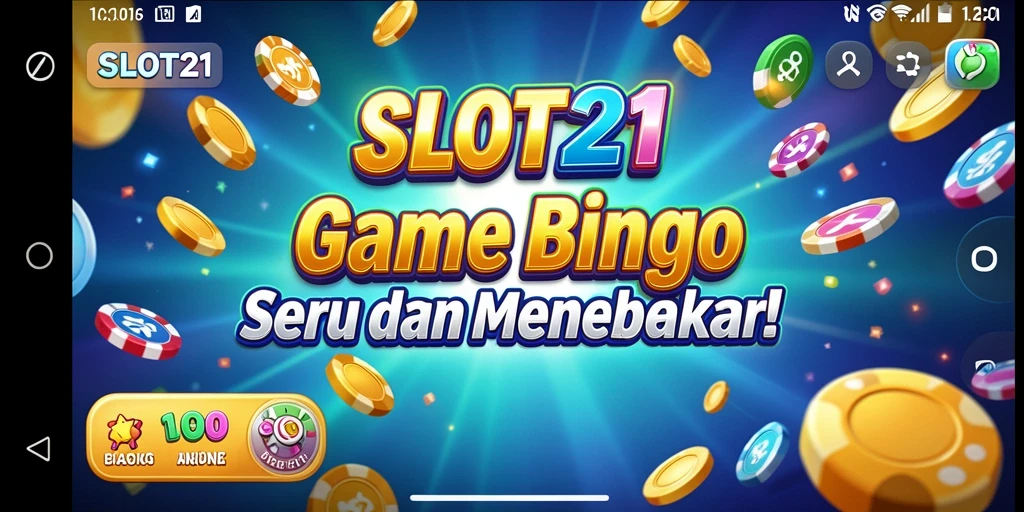 Tampilan gameplay SLOT21 yang penuh warna dan menarik.
